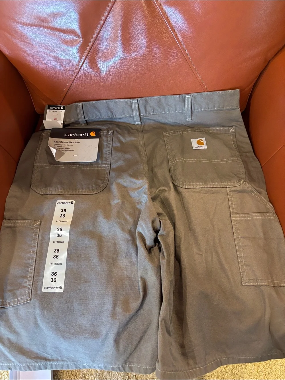 Men's Khaki Chino Shorts - Taupe